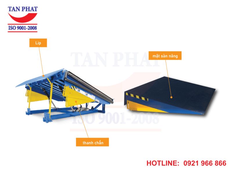 Cấu tạo chi tiết Dock Leveler - dock leveler details