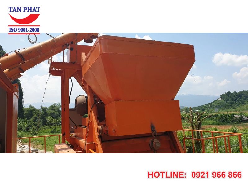 Hình ảnh trạm trộn bê tông thực tế