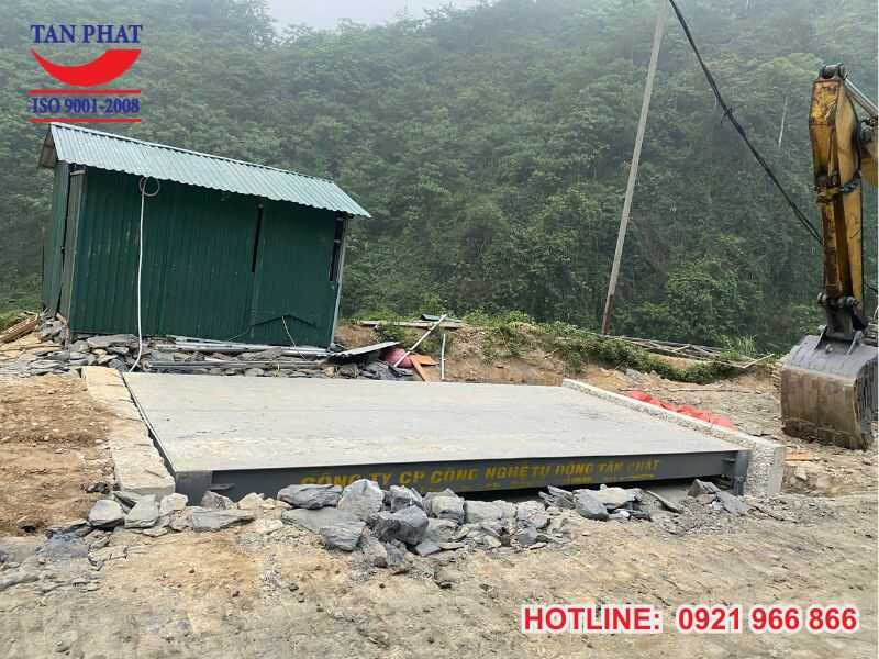 Lắp đặt trạm cân điện tử 30 tấn tại Cao Bằng