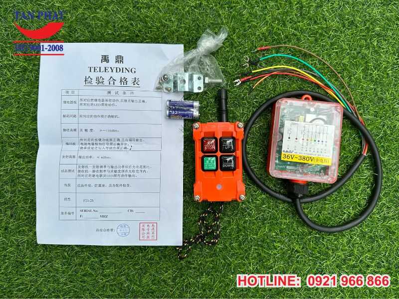 Bộ điều khiển từ xa F21-2S, chống nước, nguồn 24V, 220V