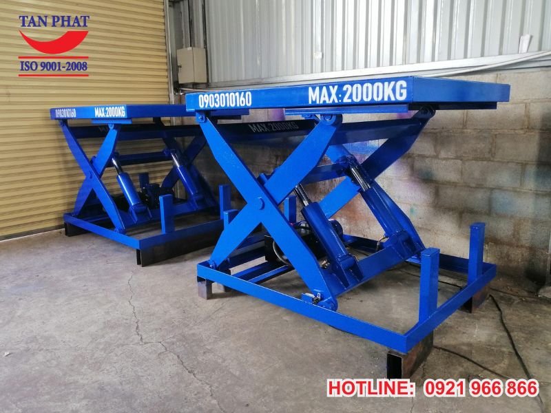 Kết cấu bàn nâng vô cùng chắn chắn, hoạt động bền bỉ