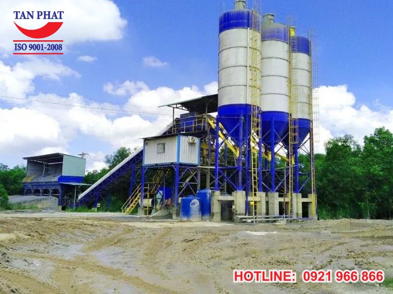 Hình ảnh thực tế trạm trộn bê tông 90m3/h