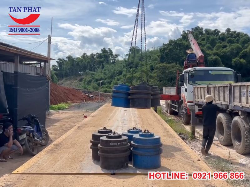 Tiến hành cân thử tải với quả chuẩn