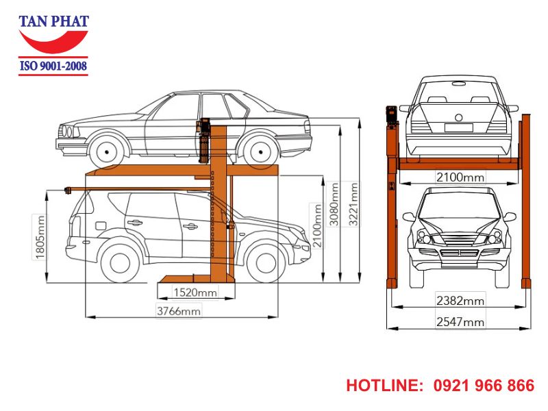 Thông số kỹ thuật cầu nâng