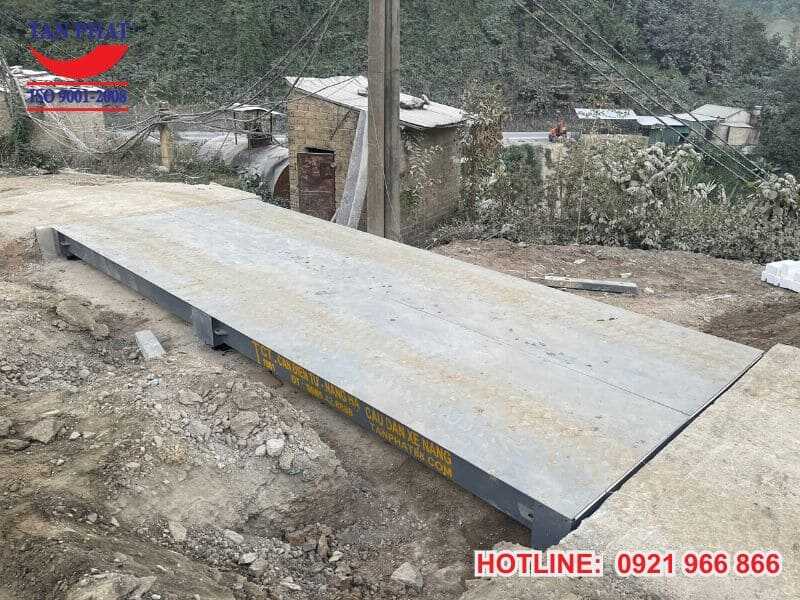 Lắp đặt cân điện tử 40 tấn tại Cao Bằng