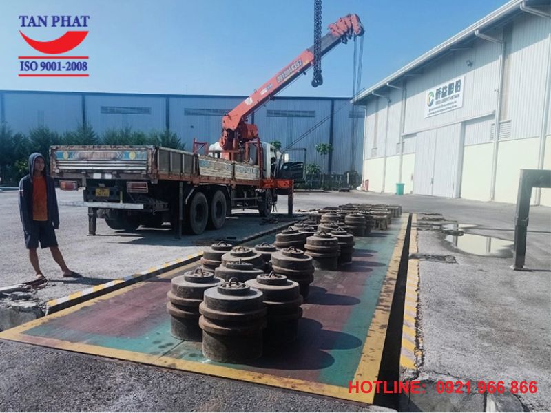 Hiệu chuẩn cân điện tử 80 tấn tại Hải Phòng