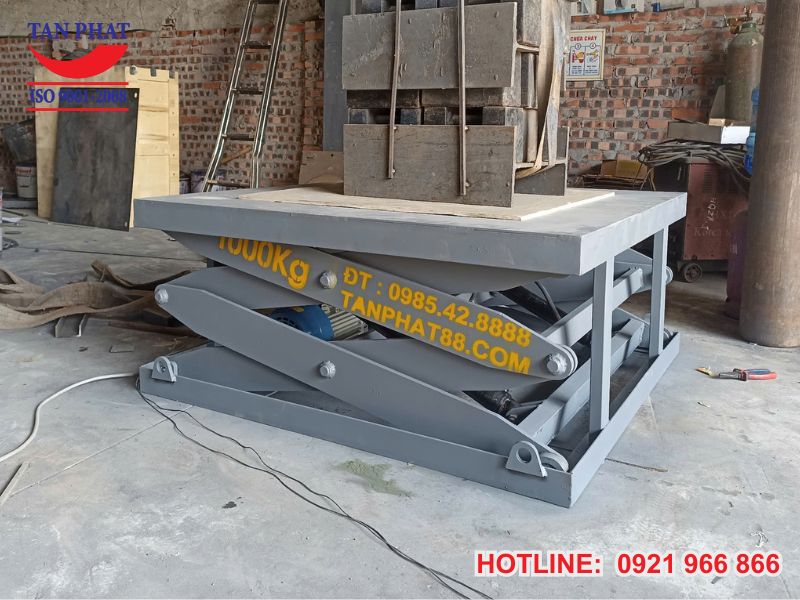 Dự án lắp đặt bàn nâng thủy lực 1 tấn
