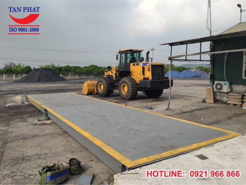 Cân xe tải 80 tấn đã được lắp đặt hoàn thành