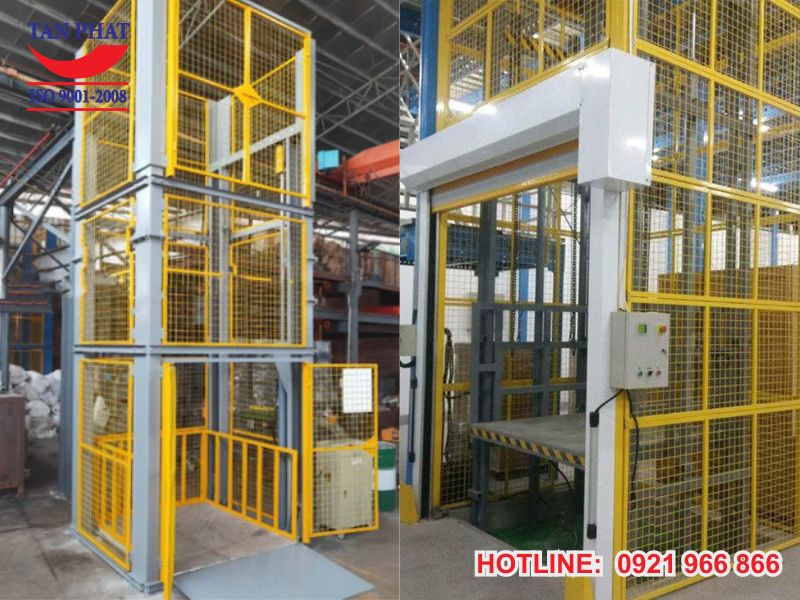 Thang tời nâng hàng tải trọng 500kg