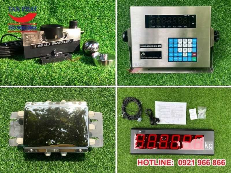 Bộ thiết bị cân được sử dụng trong trạm cân điện tử 120 tấn lắp đặt tại Đắk Lắk
