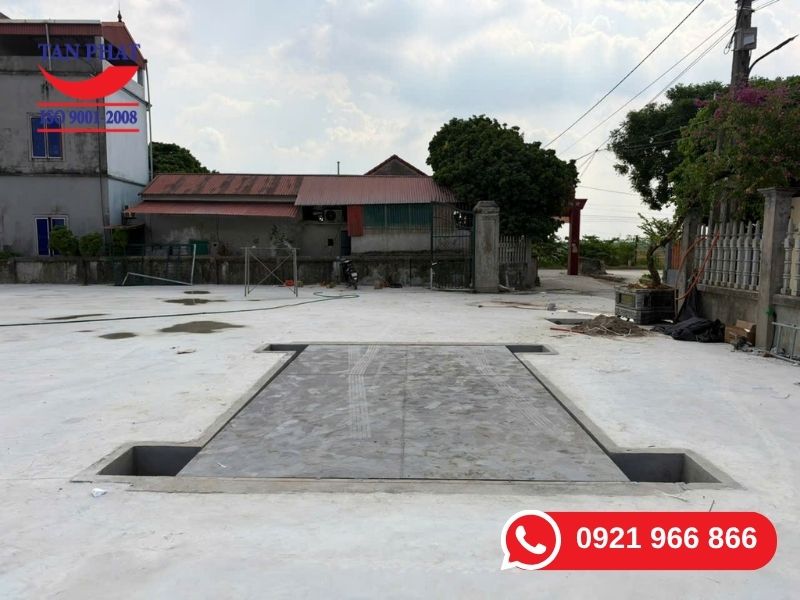 Cân ô tô 30 Tấn lắp đặt dạng chìm tại Bắc Ninh