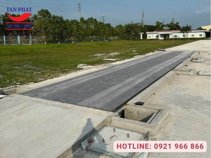 Tân Phát lắp đặt cân ô tô 18m, 80 tấn Hà Nam