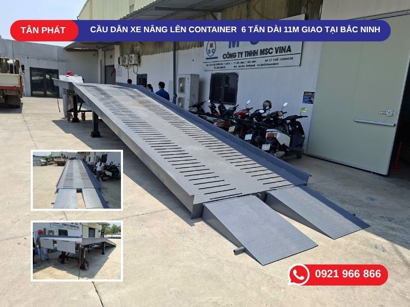 Cầu dẫn xe nâng 6 tấn tiêu chuẩn