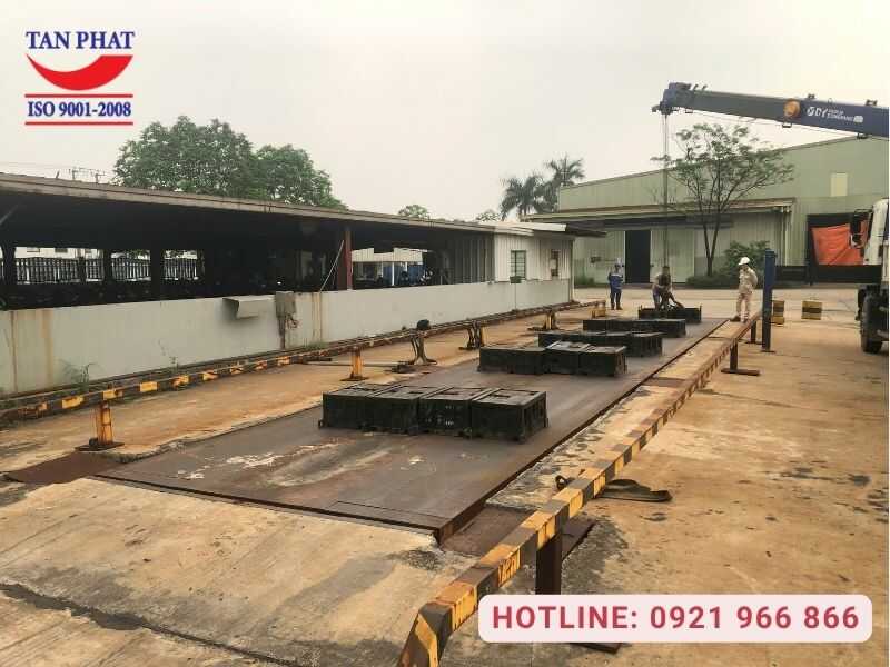Kiểm định cân 100 tấn KCN Nội Bài, Hà Nội