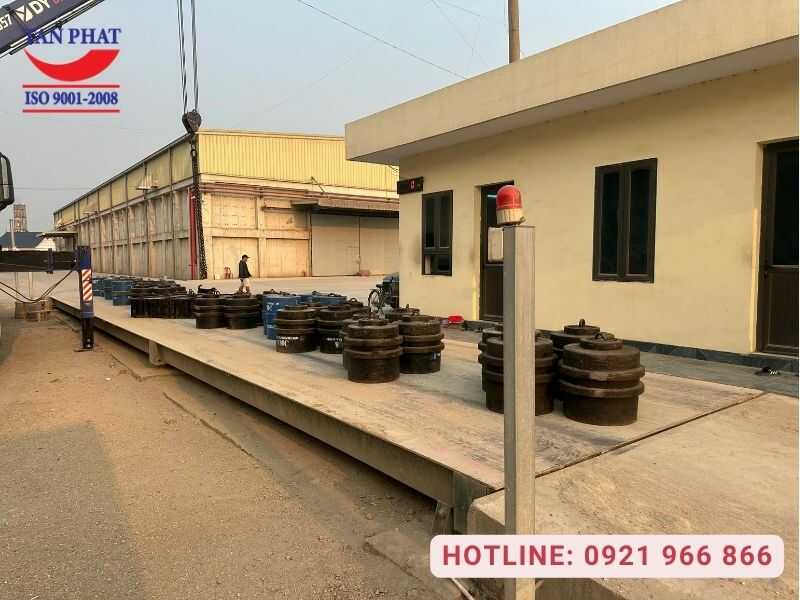 Kiểm định cân 120 tấn Ninh Bình