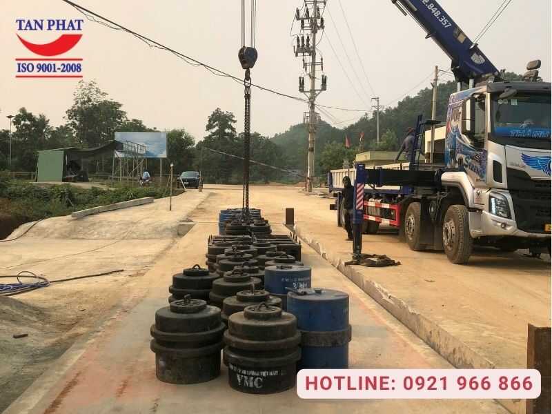 Kiểm định cân 120 tấn tại Ngọc Lặc, Thanh Hóa