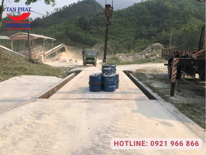 Dự án kiểm định cân 60 tấn Quảng Ninh của Tân Phát