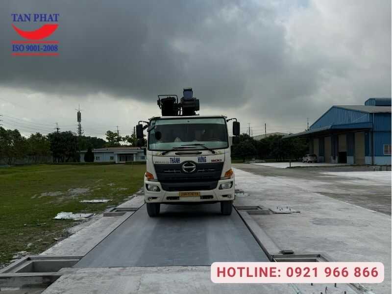 Dự án kiểm định cân ô tô  80 tấn Hà Nam của Tân Phát