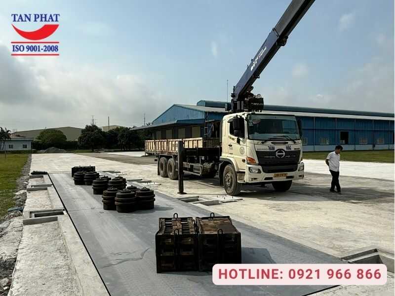 Dự án kiểm định cân ô tô  80 tấn Hà Nam của Tân Phát