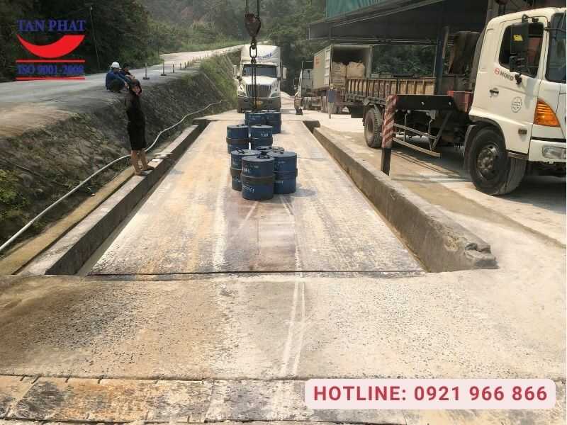 Kiểm định cân ô tô 120 tấn tại xã Quảng Đức, Quảng Ninh