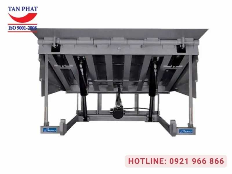 Sàn nâng hàng dock 2 xy lanh Tân Phát