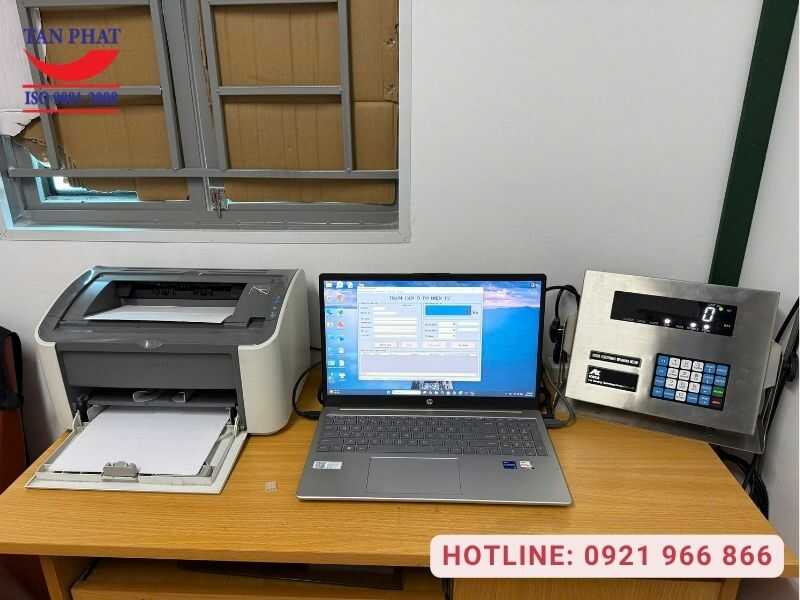 Dự án lắp đặt trạm cân 120 tấn Đông Anh