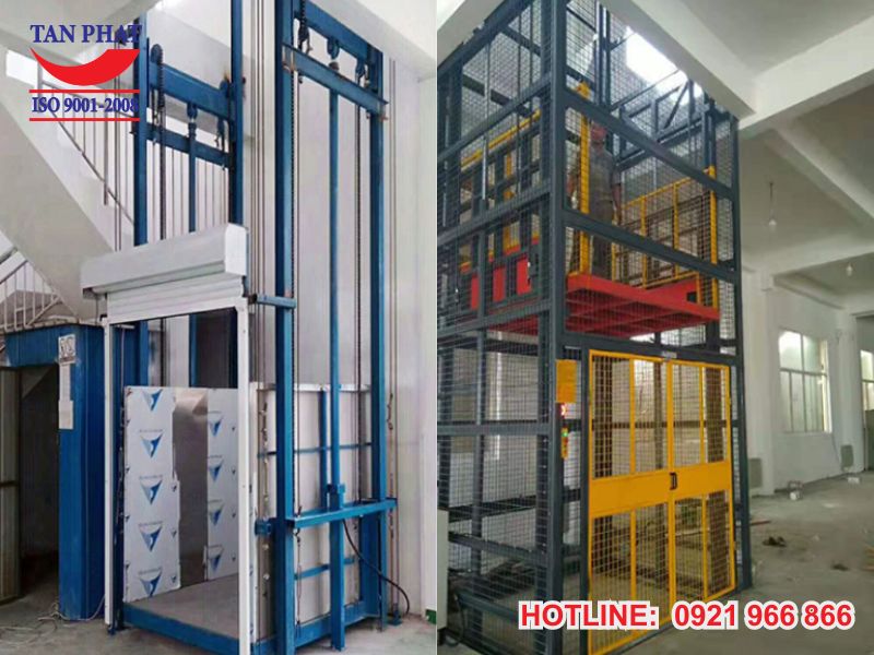Tìm hiểu về thang nâng hàng 2000Kg