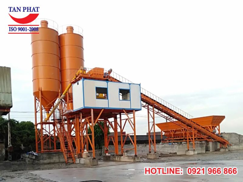 Ưu điểm của trạm trộn bê tông 120m3/h