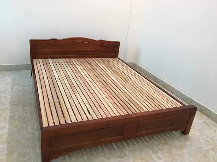 GIƯỜNG NGỦ GỖ KEO TRÀM 1m6x2m