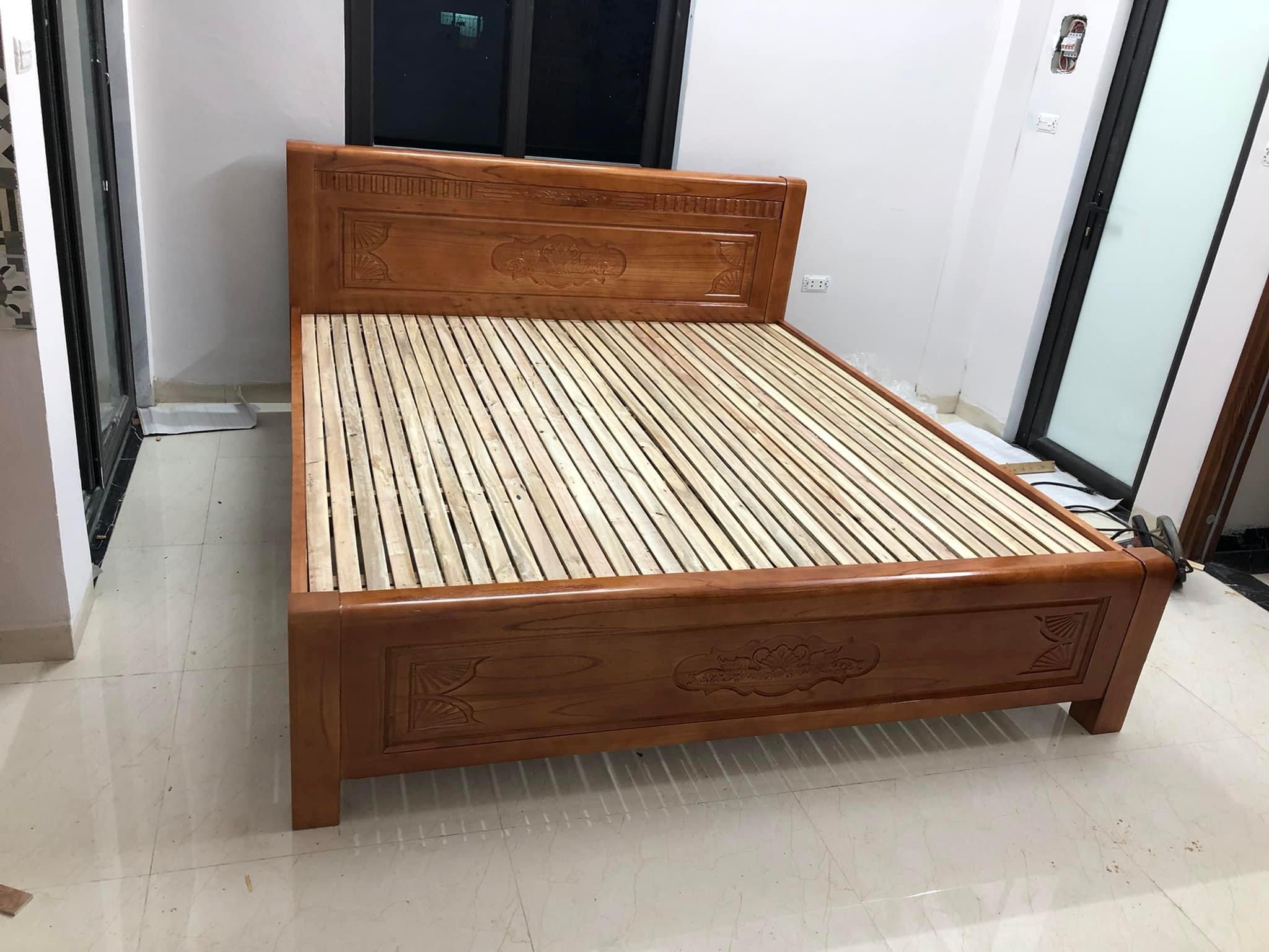 Giường xoan 1m6x2m