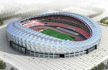 Hệ thống cáp ngầm tại sân vận động