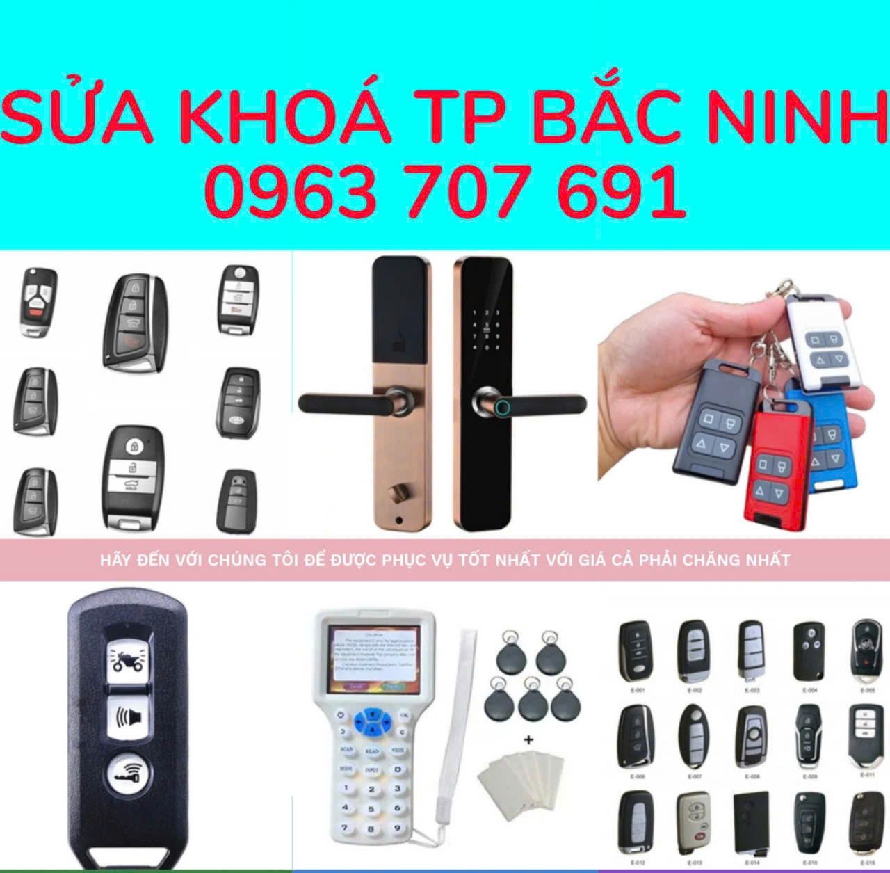 Sửa Khóa Thành Phố Bắc Ninh - gọi ngay 0963 707 691