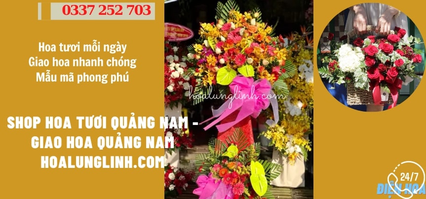 Đặt Hoa Online Quảng Nam - Shop Hoa Tươi Quảng Nam - Hoa Lung Linh