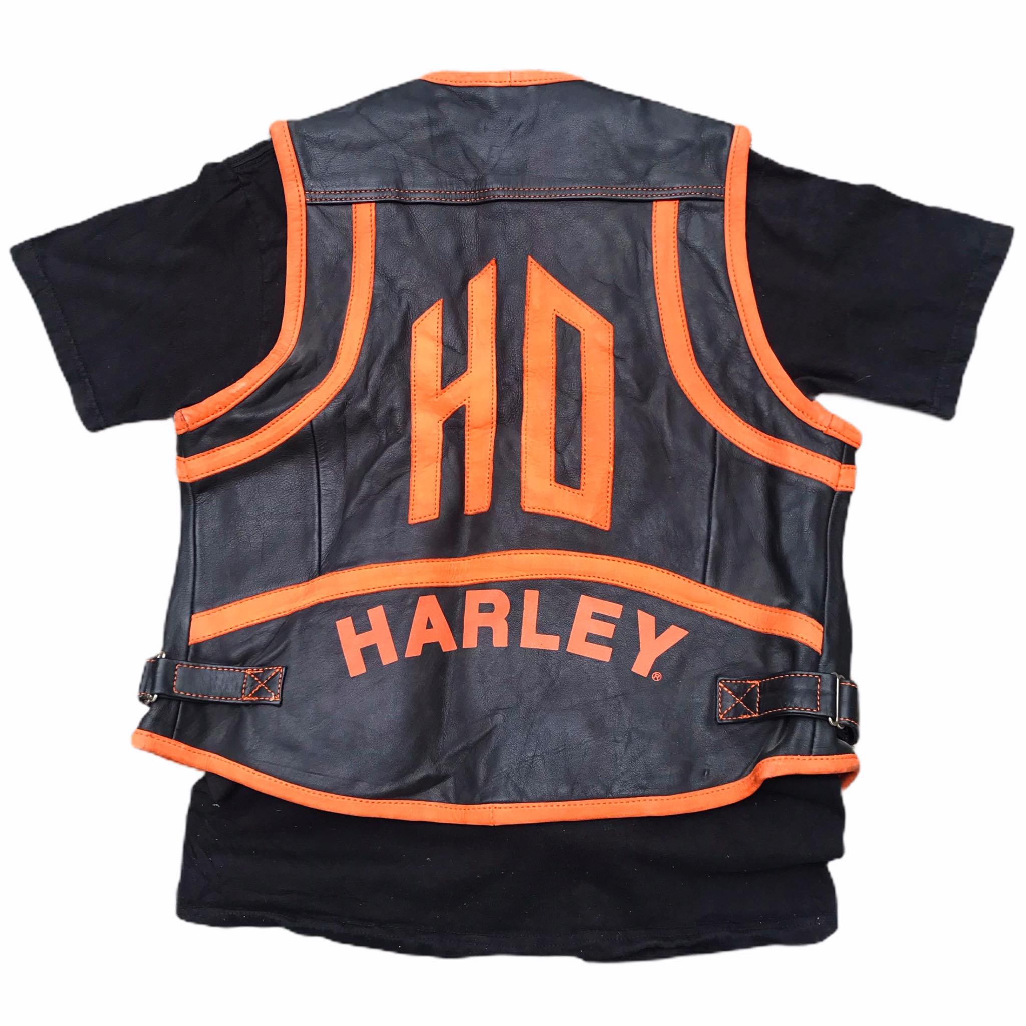 VINTAGE HARLEY DAVIDSON LEATHER VEST