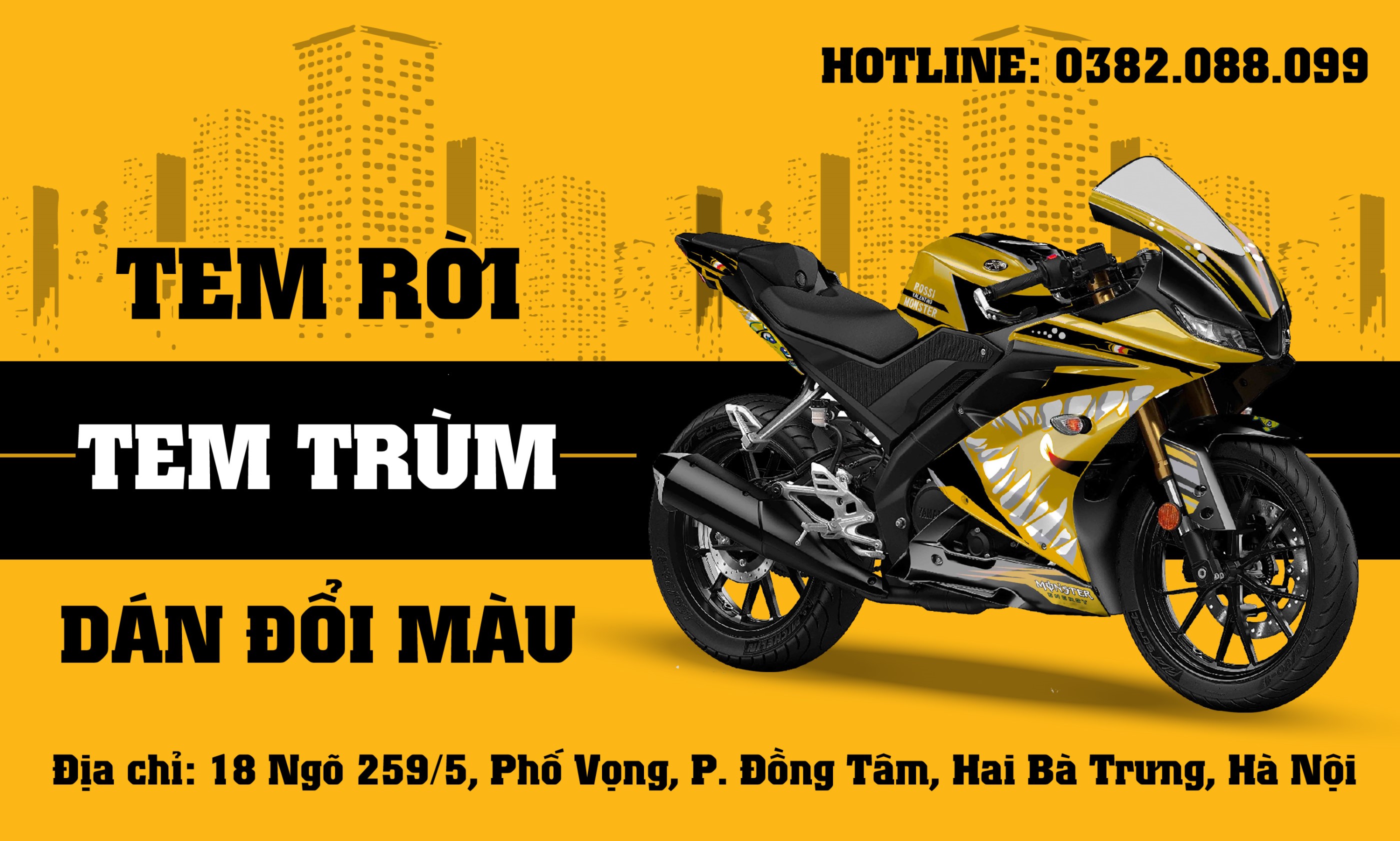 Tem Xe Yamaha R15 V3 Đen Xám MÊ LI Từ Mọi Góc Nhìn