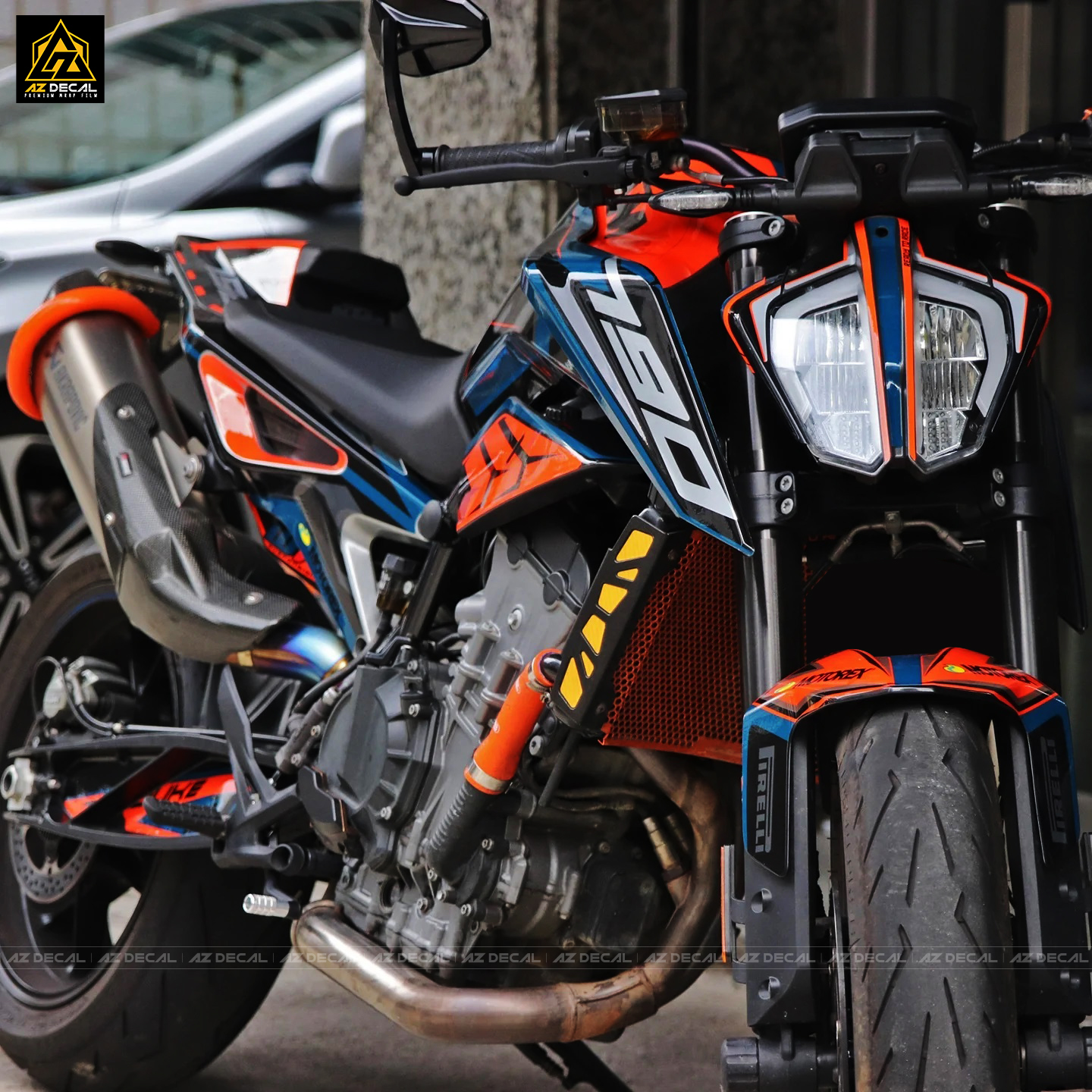 Dán tem xe KTM 790 Duke