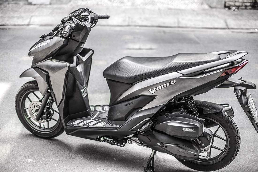 Vario bạc nhôm xước