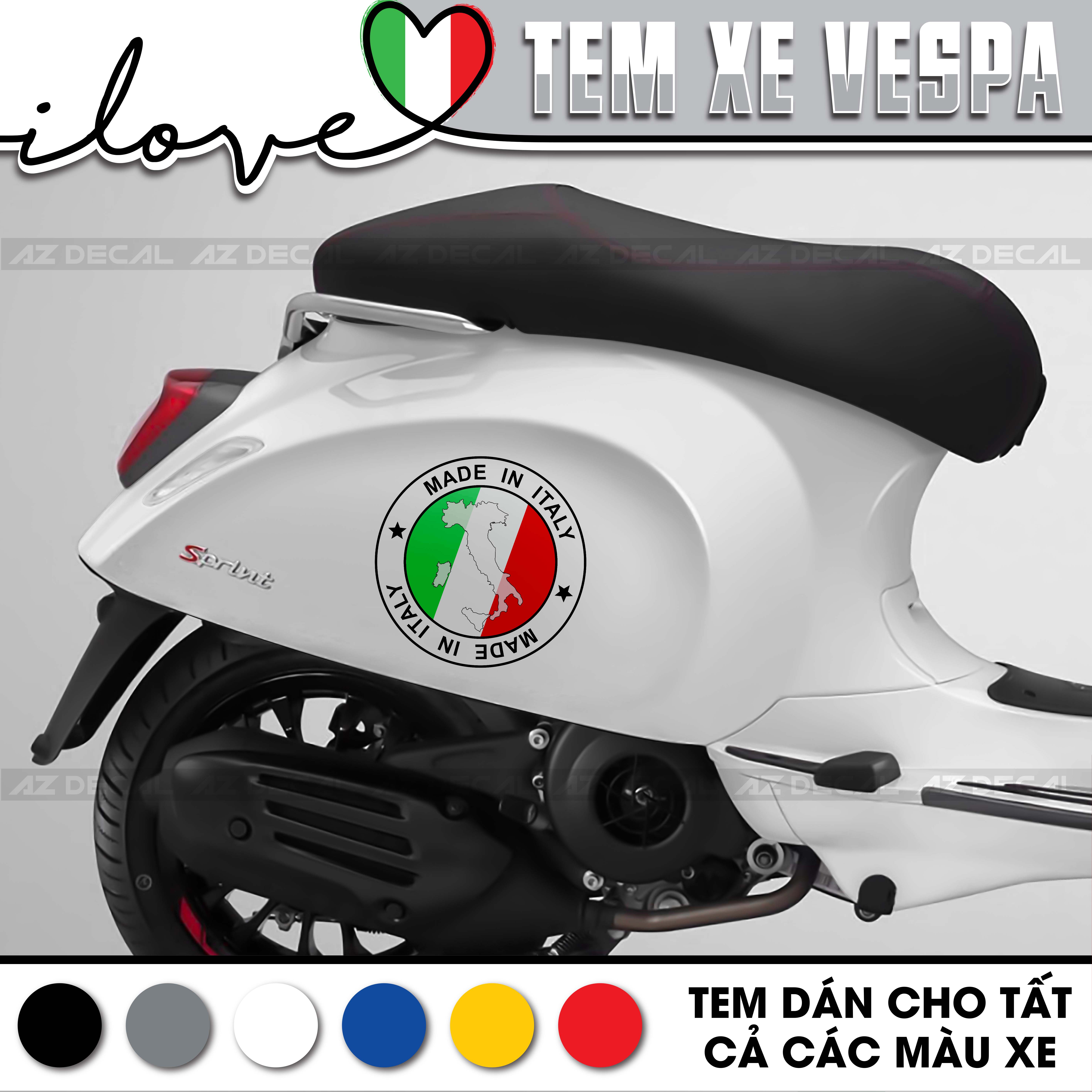 144  Piaggio Vespa Sprint S 2020 Trắng Đen Sporty