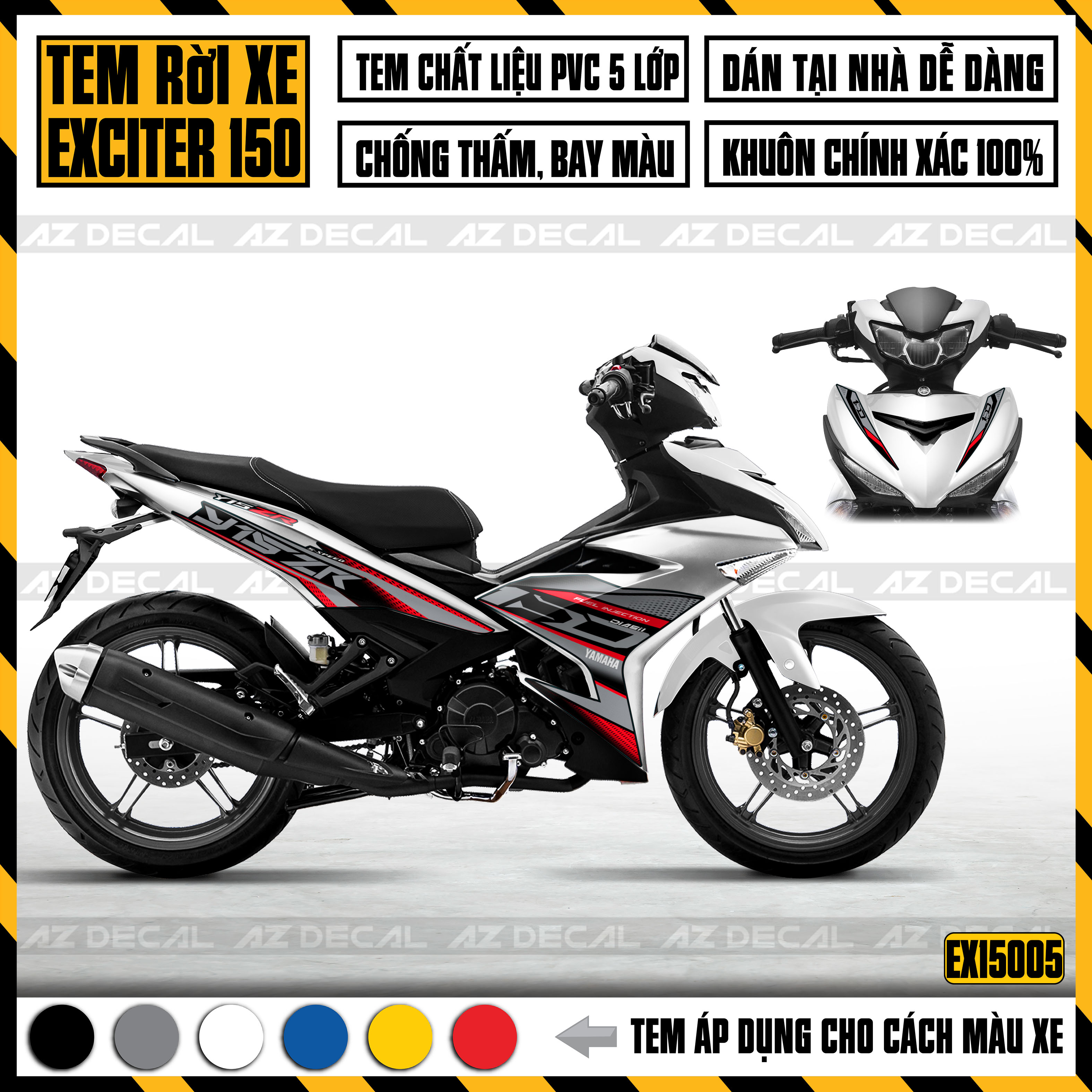 Xe Máy Yamaha Exciter 150 RC 2019  Xám Cam Đen  Exrc2019xamcamden  1Cham   1chamcom