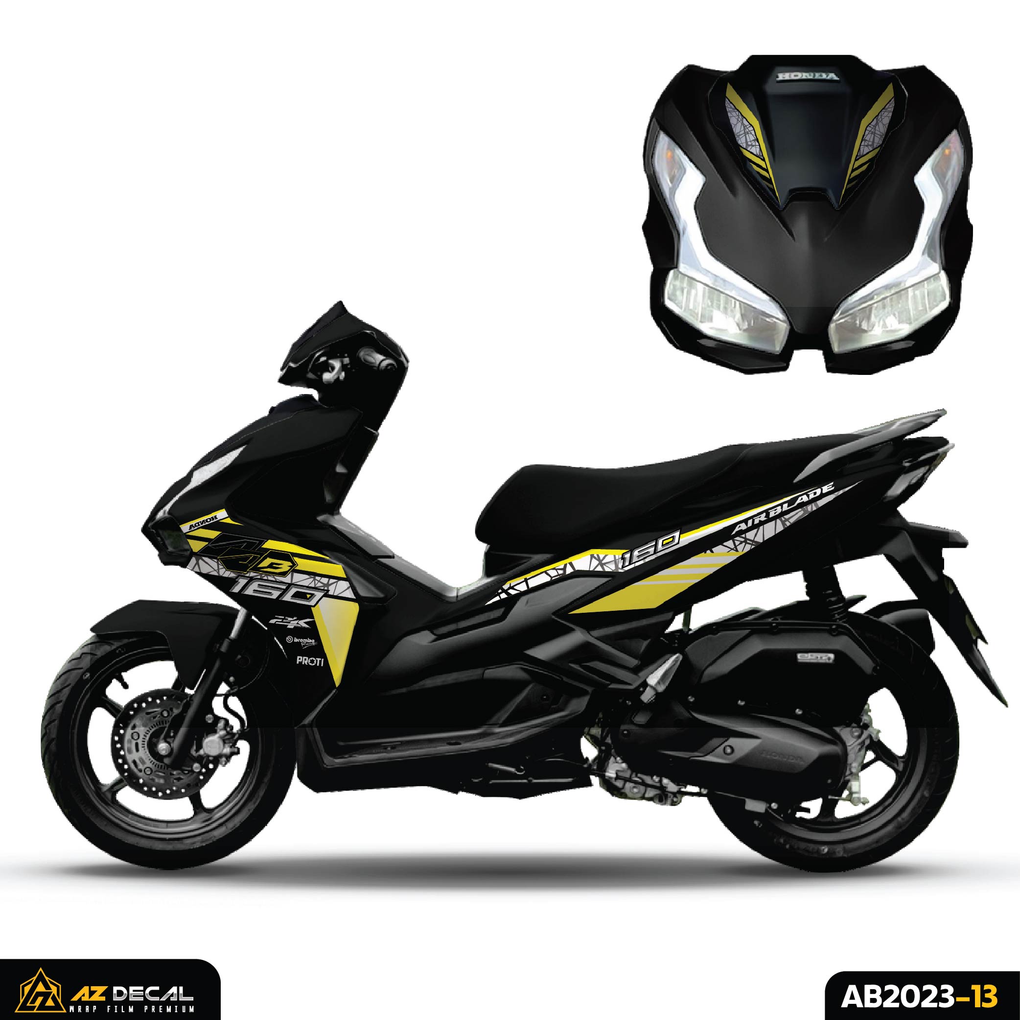 Honda Airblade vàng 2012  Axega