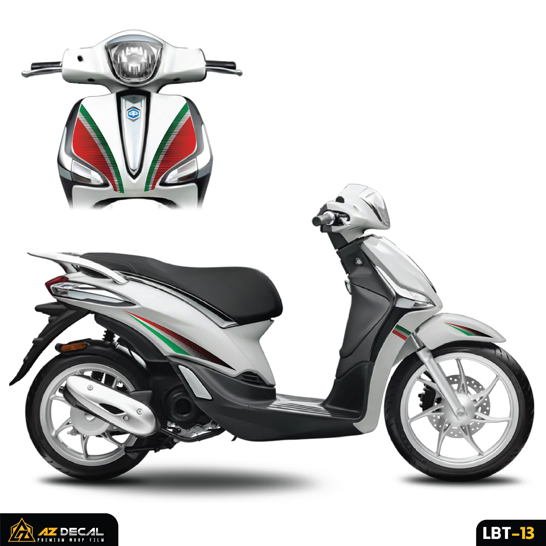 Tem Rời Xe Liberty | LBT-13 | Thiết Kế Cờ Italy - Azdecal.vn Tem Rời Xe Liberty | Lbt-13 | Thiết Kế Cờ Italy - Azdecal.Vn
