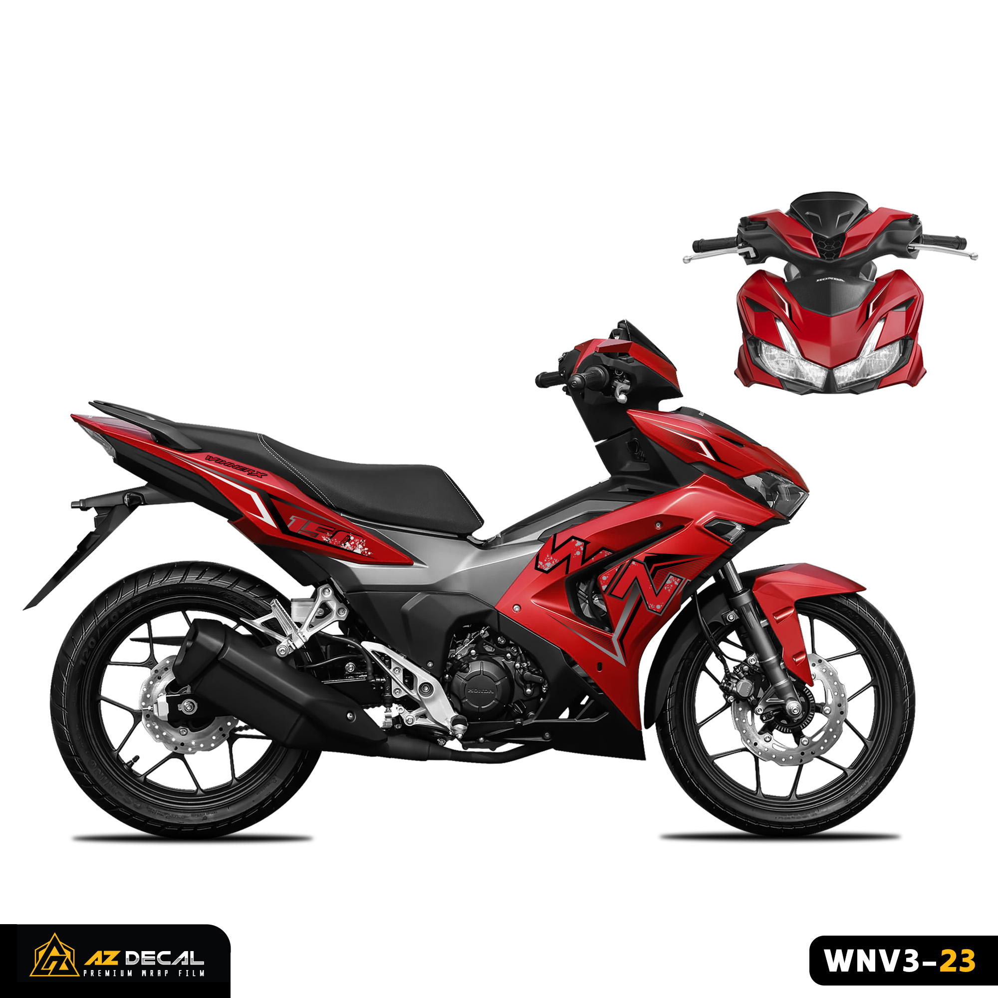 Tem Xe Winner V3 | WNV3-23 | Mẫu WN Cách Điệu - Azdecal.vn Tem Xe Winner V3 | Wnv3-23 | Mẫu Wn Cách Điệu - Azdecal.Vn