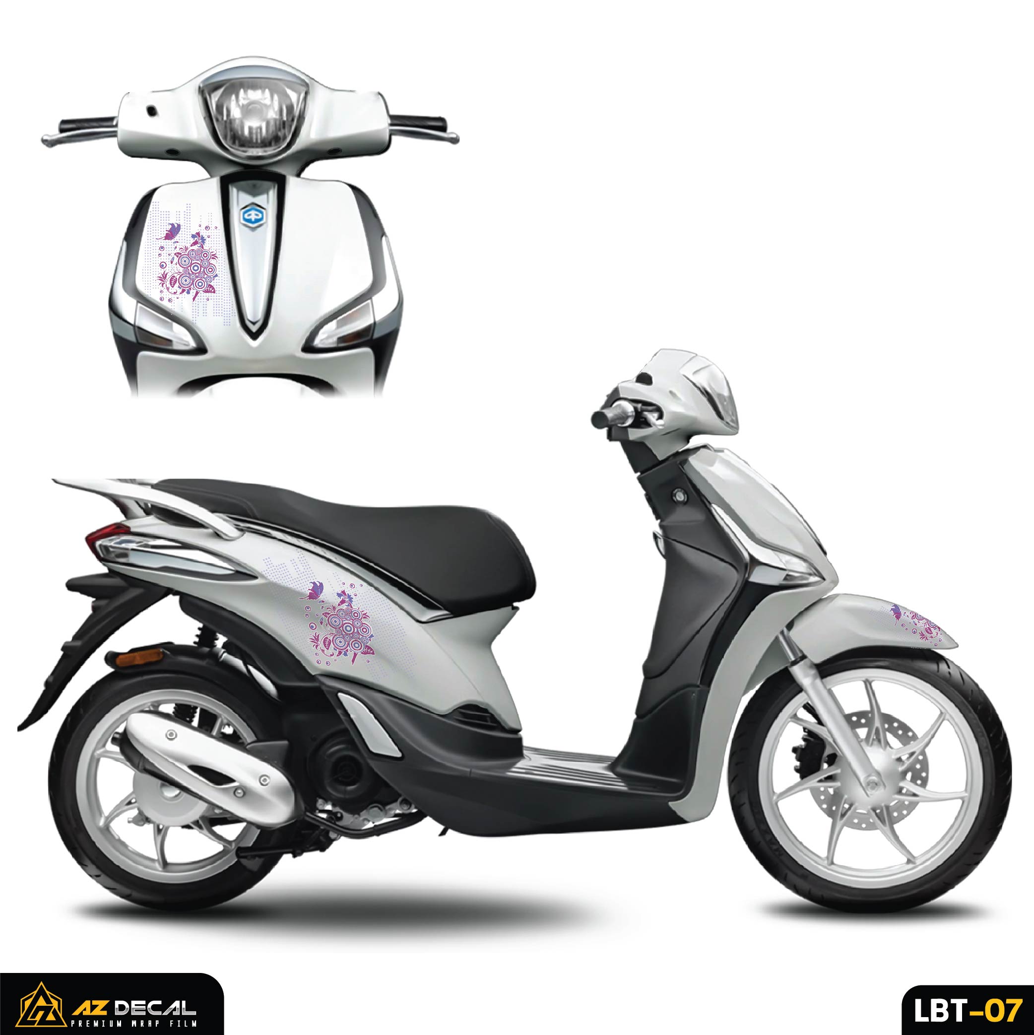 Tem Rời Xe Liberty | LBT-07 | Thiết Kế Magic - Azdecal.vn Tem Rời Xe Liberty | Lbt-07 | Thiết Kế Magic - Azdecal.Vn