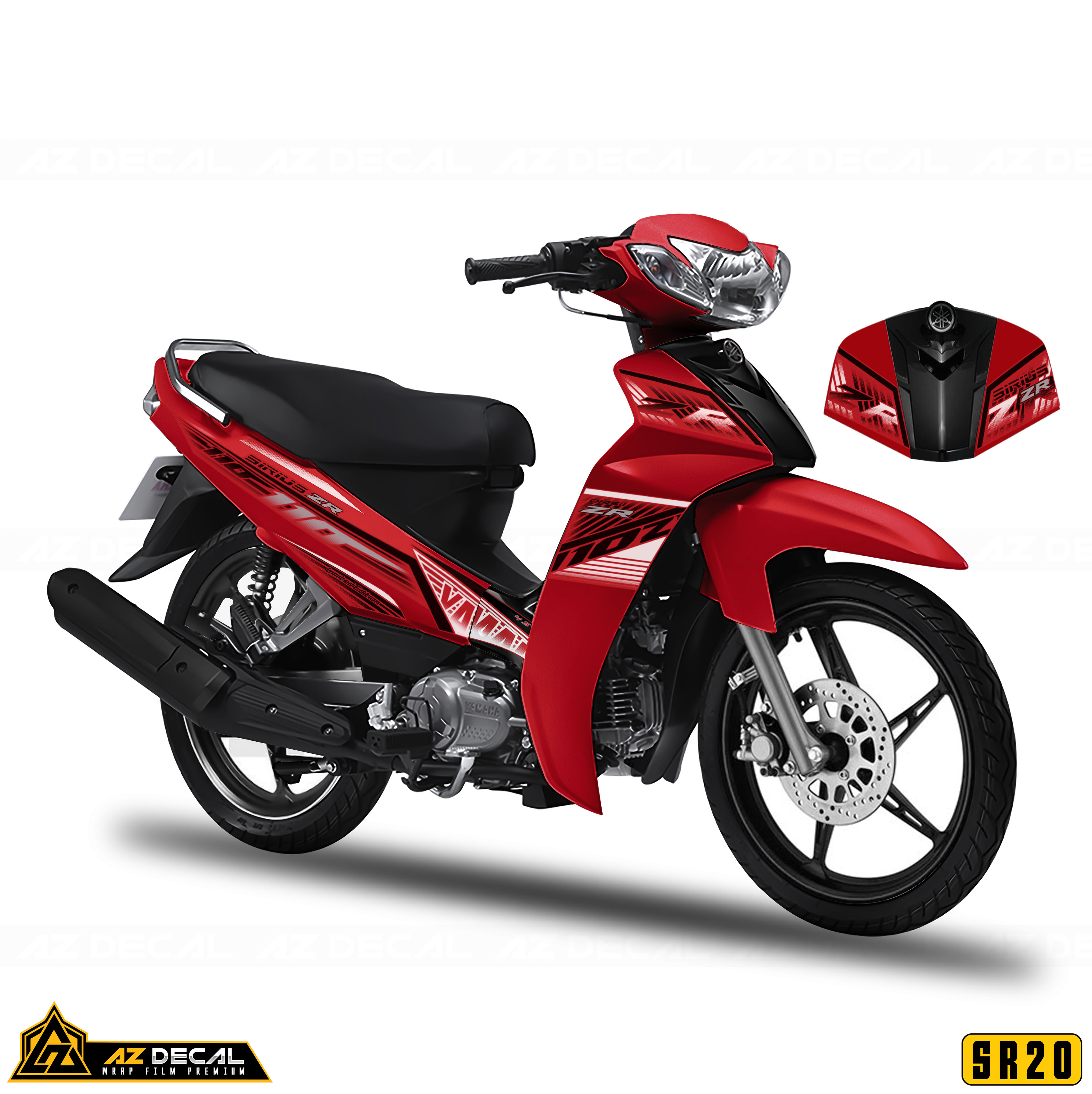 Tem Xe Sirius Rc - Sr20 - Mẫu 4Stroke Zr | Azdecal.Vn