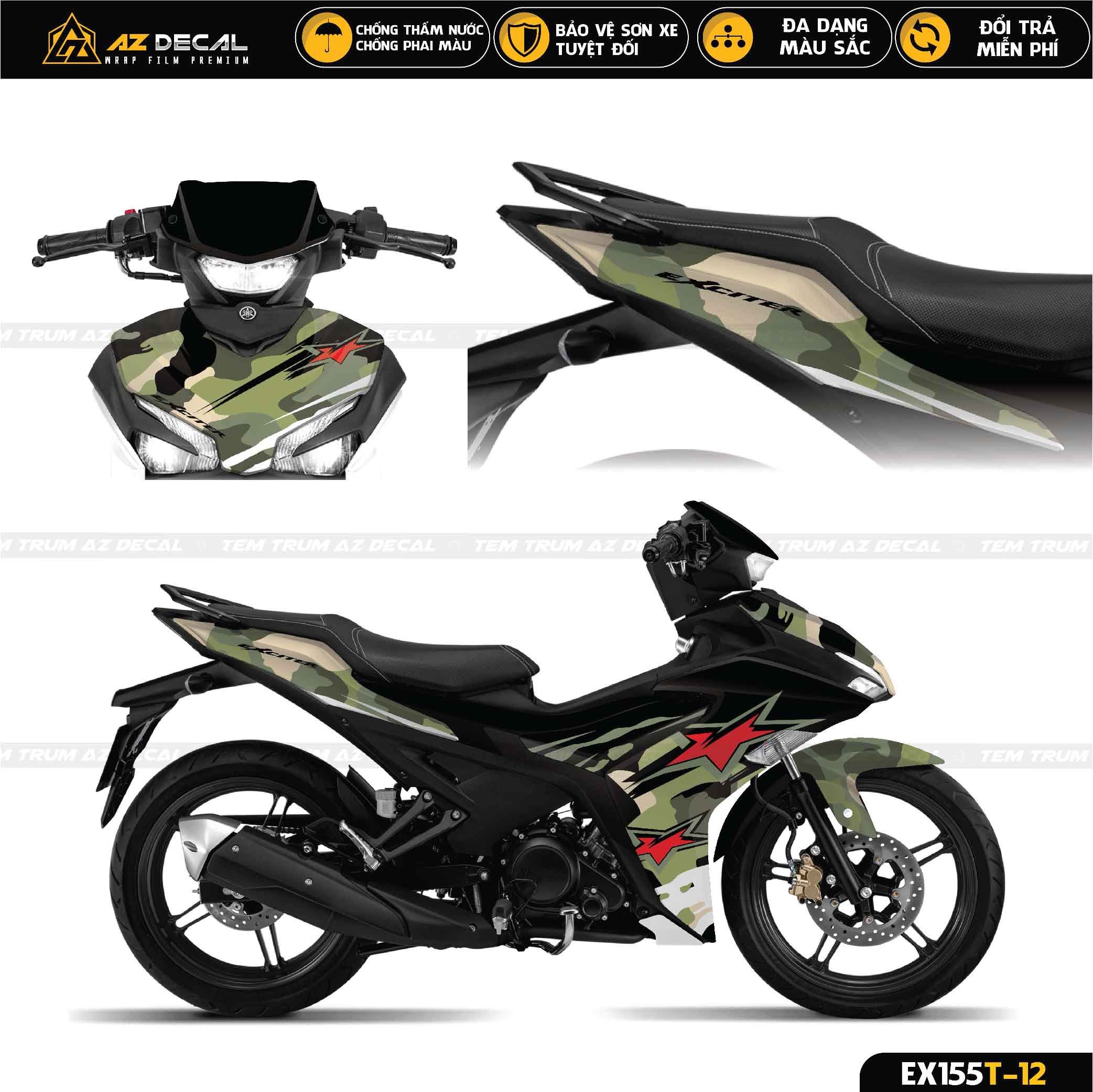 Exciter 150 Camo  Đánh giá Dân chơi đẳng cấp  YouTube