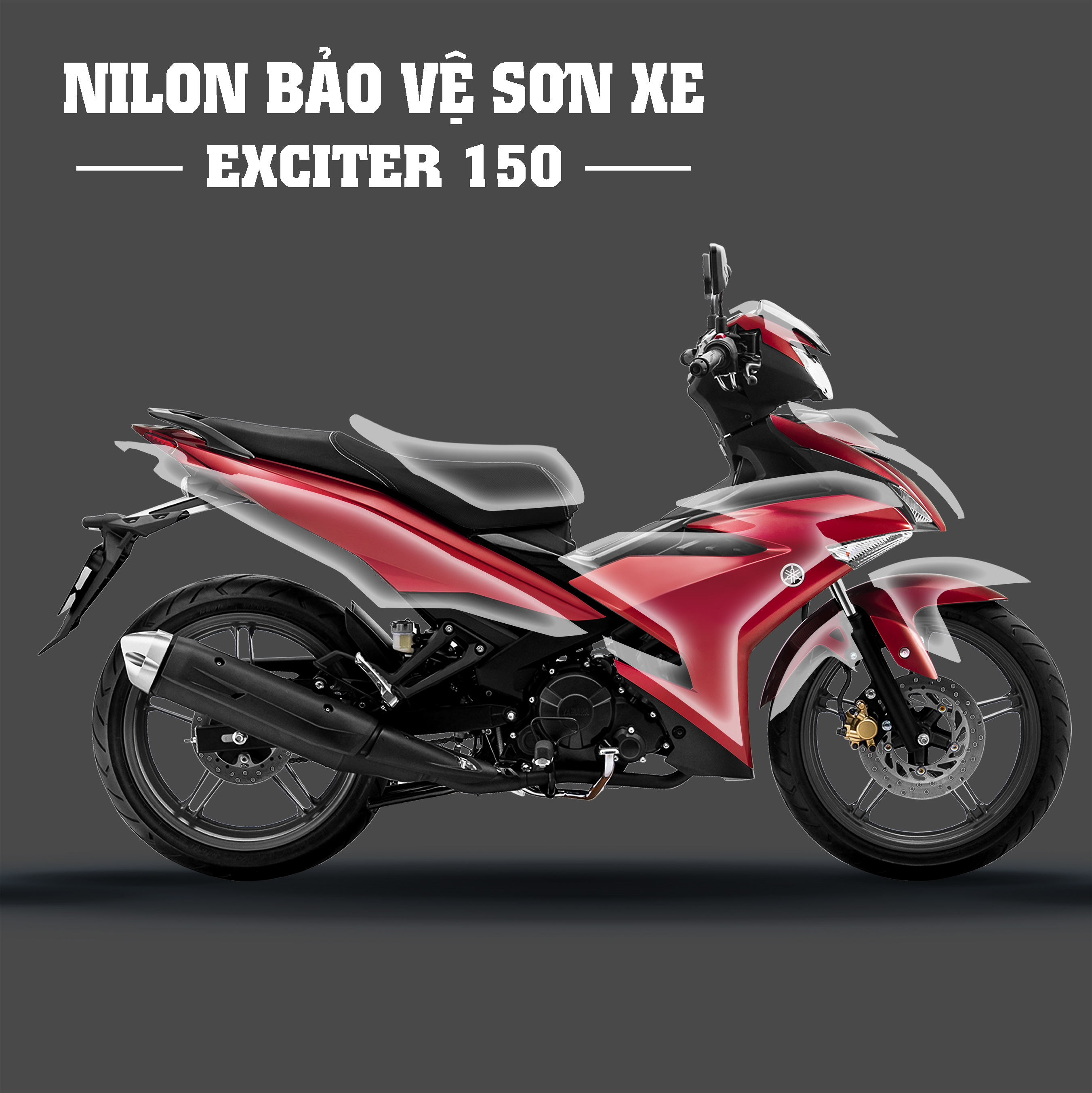 Dán Nilon Xe Exciter 150 | Chống Trầy Xước, Bảo Vệ Sơn Xe - Azdecal.Vn