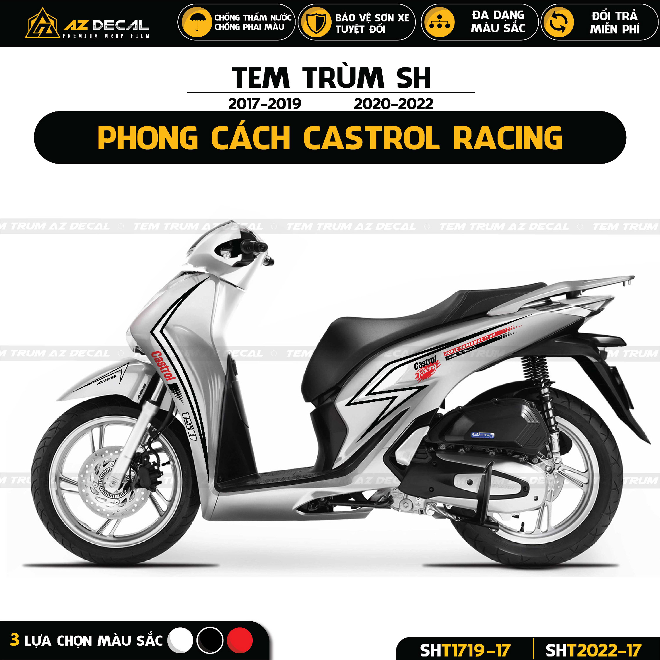 Tem Xe SH - Dán Decal Xe SH Đẹp 2012-2023 | Azdecal.vn Tem Xe Sh - Dán Decal Xe Sh Đẹp 2012-2023 | Azdecal.Vn