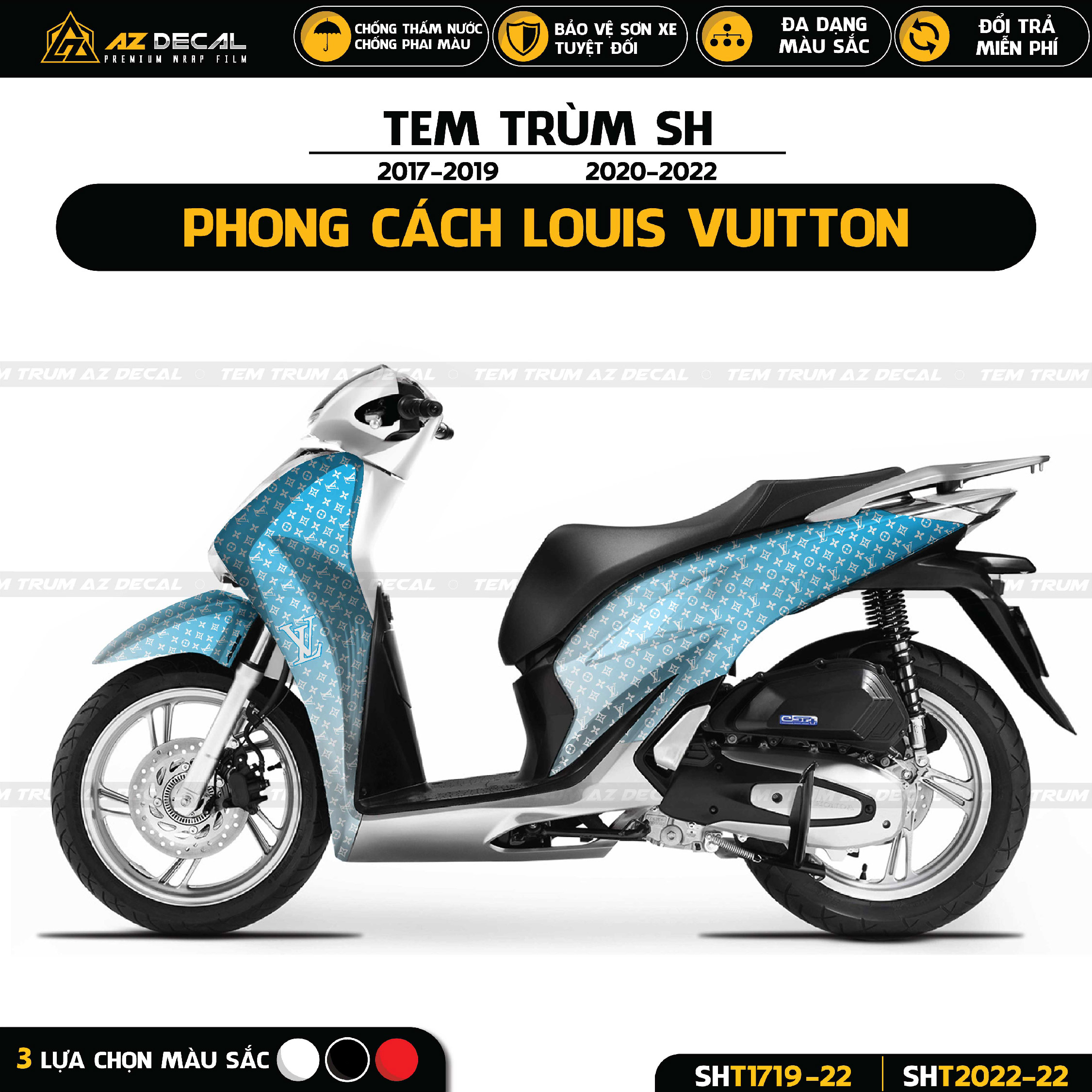Tem Xe SH - Dán Decal Xe SH Đẹp 2012-2023 Tem Xe SH - Dán Decal Xe SH Đẹp 2012-2023