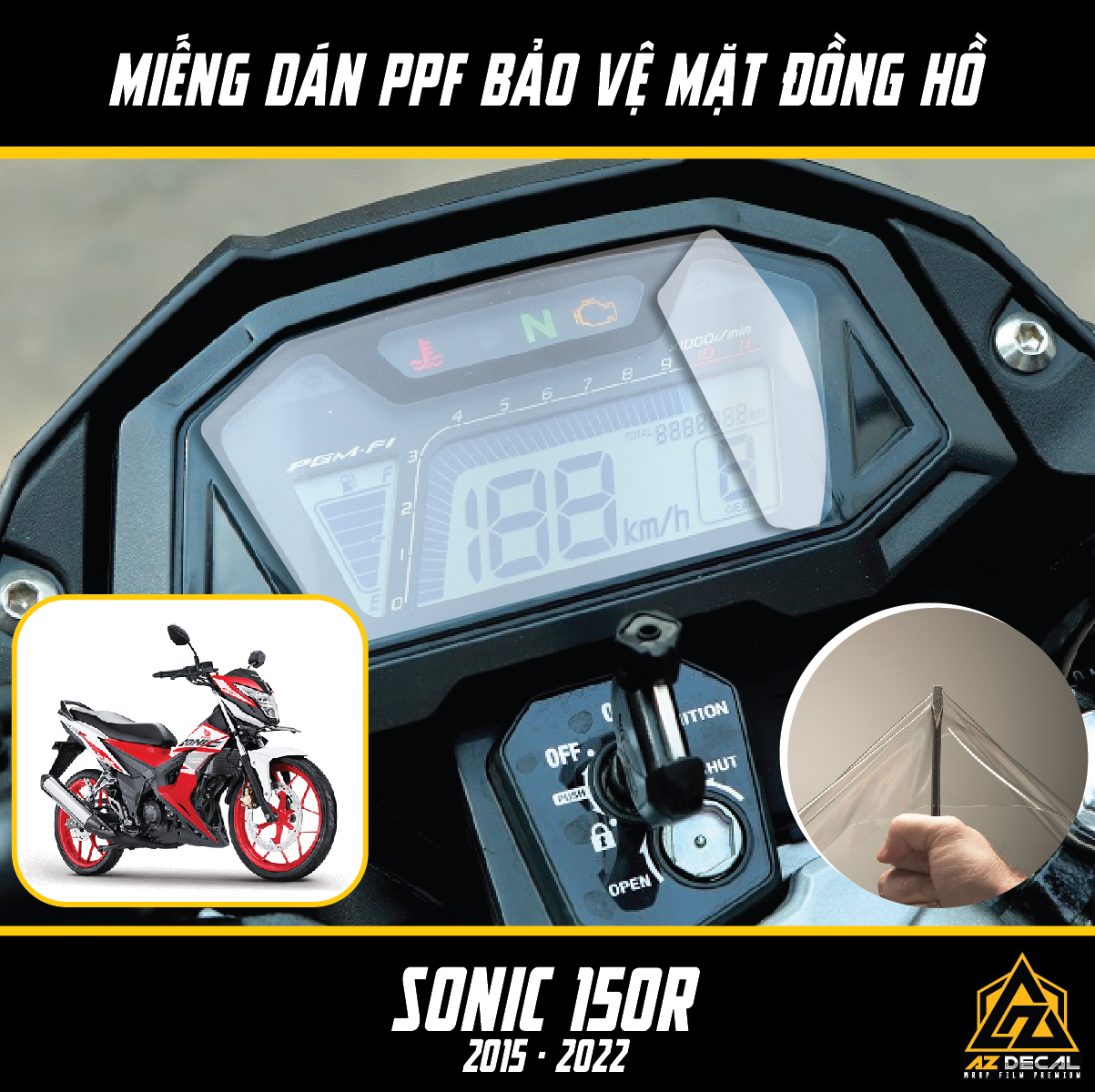 Honda Sonic 150R cực ngầu với phong cách Transform