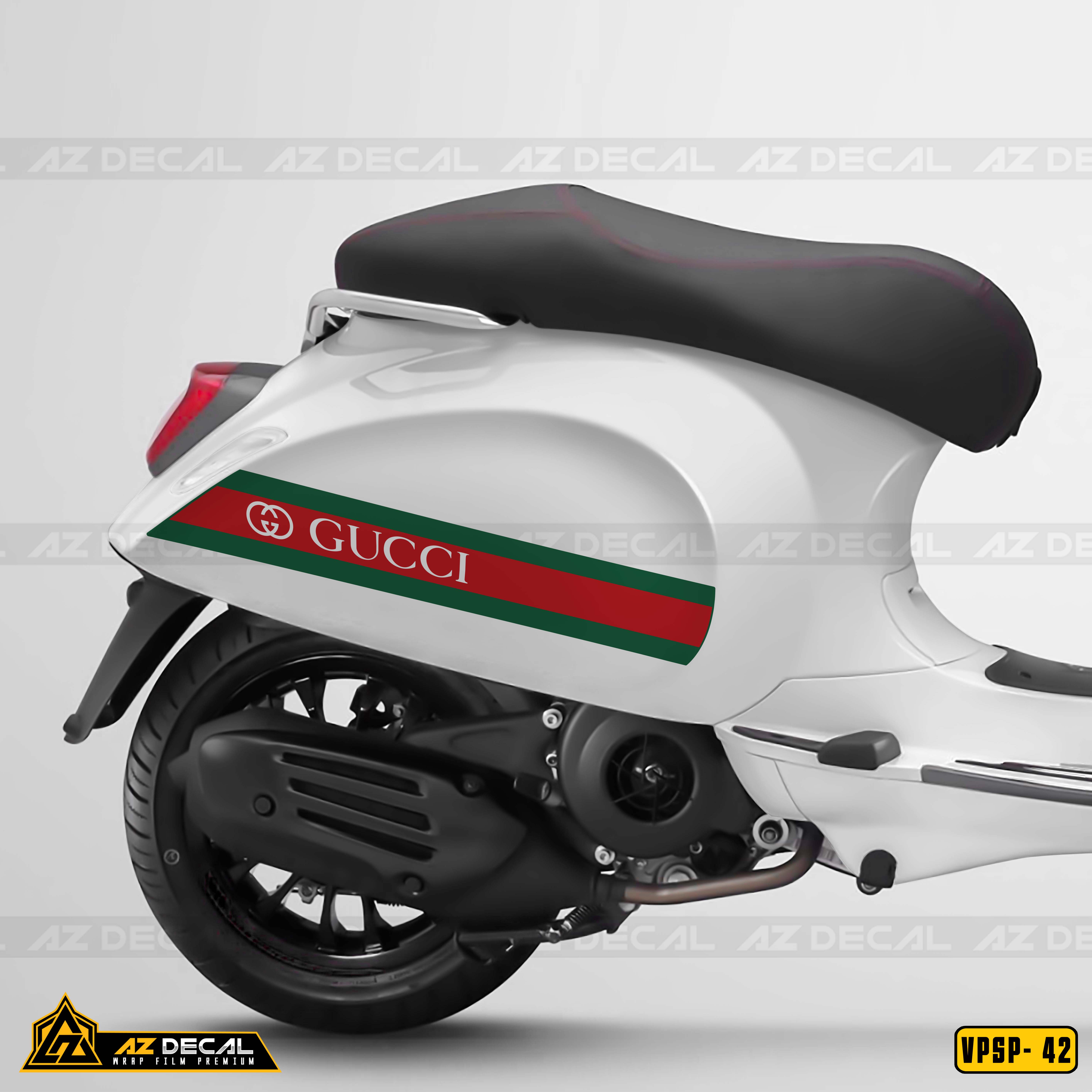 Tem Xe Vespa Sprint/Primavera Mẫu Gucci 